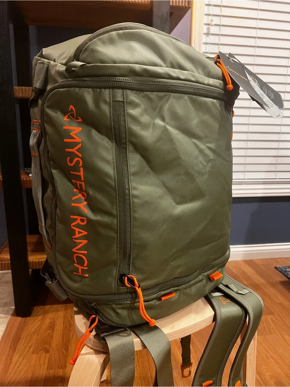 New Mystery Ranch Mission Duffel 40L Ponderosa Green Travel Bag Backpack